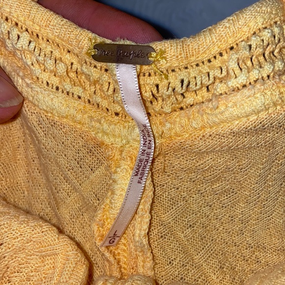 Free People Woven and Embroidered Halter Style Top - Picture 8 of 9